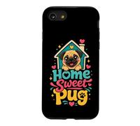 Home Sweet Pug - Cute Pug Mom Gift Case for iPhone SE (2020) / 7/8