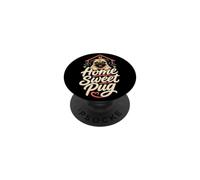 Home Sweet Pug - Cute Pug Mom Gift PopSockets Adhesive PopGrip