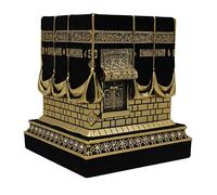 Home Table Decor Kaba Replica Model Showpiece Bookend Eid Gift (Mini, Gold)