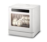 Home Tabletop Dishwasher, 800W Portable Dishwasher, With 4 Washing Programs, 360° All-round Rotating Cleaning, 6-Liter Built-in Water Tank, LED Display, High Temperature Drying, for Apartments&home