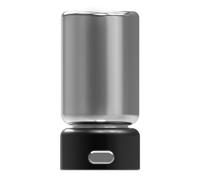 Home Tank Feeding Accessory Manual Press Control, Aluminum Alloy Pellet Dispenser, 120 Ml Holder for Aquarium Routine, Desktop Care Setup Manual Aquarium Feeder Fish Food Dispenser Pellet Feeding Tool