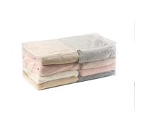 Home Textile Storage Large Capacity Clear Organizer for Sweaters Bed Sheets Travel Pouch and Storage Container Transparent Space-Saving Solution (CL3, 30 * 20 * 2CM/ XL)