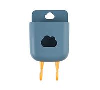 Home Textile Storage Organizer for Remote Air Suitable for TV Hooks Phone Hanger Bathroom Stick Kitchen Conditioner Housekeeping & Organizers (Blue, One Size)