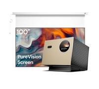 Home Theater Bundle: Valerion Pro 4K Triple Laser Projector with 100" Motorized PureVision Screen - Laser Speckle Reduction