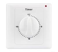 Home Timer Control Switch with High Conductivity Copper Enhance Efficiency for Various Appliances (15 minutes)