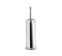 Home Toilet Brush Holder Stainless Steel Bathroom Cleaning System Grey 11x11x40cm