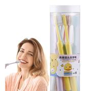 Home Toothbrush, Soft Toothbrush for Cleaning,Travel Toothbrush Soft Cleaning Toothbrush for Sensitive Teeth | Family Round Handle Oral Care Set