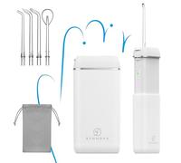 Home & Travel Water Flosser Mini Cordless Portable Oral Irrigator Water Teeth Cleaner Pick, Telescopic Water Tank, 3 Modes & IPX8 Waterproof for Teeth, Braces Bridges Care.