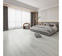 Home Treats Laminate Flooring Planks Floorboard Planks Solid Planks Light Grey 122 X 20Cm 1.47 M²