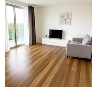 Home Treats Pack Of 6 Waterproof Laminate Floorboard Flooring Planks, Solid Wooden Flloring For Home, Kitchen, Living Room, Bedrooms, Size 122cm x 20cm (Rustic)