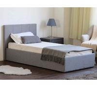 Home Treats Side Lift Ottoman Bed Frame Single With Under Bed Storage & Mattress