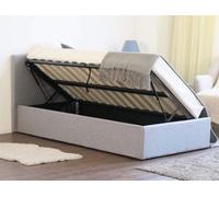 Home Treats Side Lift Ottoman Bed Small Double Bed Frame With Under Bed Storage