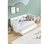 Home Treats Single Day Bed Frame For Kids White Wooden Childrens Bed With Drawer
