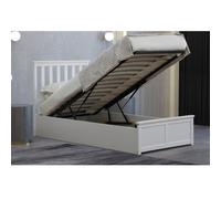 Home Treats Single Wooden Ottoman - Hybrid Mattress