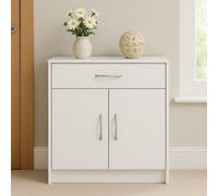 Home Treats White Sideboard Cabinet Storage Cabinet With Drawer