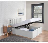 Home Treats Wooden Ottoman Bed Frame King Size With Hybrid Mattress