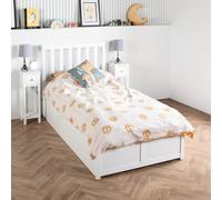 Home Treats Wooden Ottoman Bed Frame Single - No Mattress