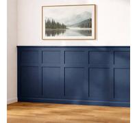 Home Treats Wooden Wall Panelling Kit Wall Moulding Dado Rail Ready To Paint Set Mdf Panel Wood