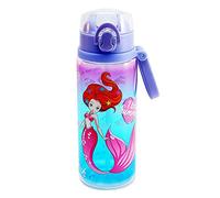 Home Tune Kids Water Drinking Bottle (680ml) - Tritan BPA Free, Wide Mouth, Auto Flip Cap, Secure Lock, Easy Open, Lightweight, Leak-Proof Time Marker Water Bottle For Girls & Boys - Mermaid