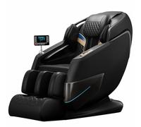 Home-use Full-Body Massage Chair with Deep Reclining Comfort and Space Capsule Design for Heat Therapy Relaxation, Suitable for The Whole Family to Enjoy.(Noir)