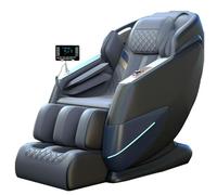 Home-use Full-Body Massage Chair with Deep Reclining Comfort and Space Capsule Design for Heat Therapy Relaxation, Suitable for The Whole Family to Enjoy.(Gray)
