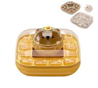 Home Use Ice Maker Storage Box with Lid, Efficient Ice Making Mold Easily Release Trays Seal IceBox, IceCube Tray for Chilling Cocktails Whiskey Juice Drinks Coffee