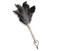 Home Valet Ozzie Ostrich Feather Handheld Duster 45cm Wooden Handle