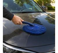 Home Valet Waterless Waxed Car Duster - Removes Dust, Pollen & Light Dirt Without Water - Reusable Cotton Mop for Cars, SUVs & Motorhomes - Ideal During Hosepipe Bans - Also for Home Dusting