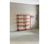 Home Vida 5 Tier Garage Shelf Large Heavy Duty - Set of 2,3,4 Home Discount Red 3 Pack