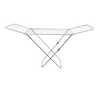 Home Vida Winged Folding Clothes Airer, Metal, White