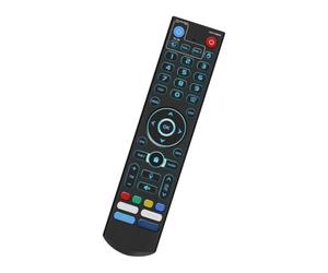 Home Viewing Controller, Voice Search Button, Illuminated Layout, Streaming Box Access, Two Mode, Full Keypad Design, Black Voice Remote Control Streaming Box Remote Backlit Keypad Microphone