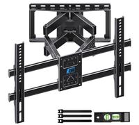 HOME VISION Full Motion TV Wall Mount for 32-85 inch TVs up to 132lbs, Fits 8”/ 12” /16” Wood Studs, TV Mount Wall Bracket with Dual Articulating Arms, Swivel, Tilt, Max VESA 600x400mm
