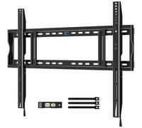HOME VISION Heavy Duty Fixed TV Wall Mount Bracket for 55-130 Inch Extra Large Flat/Curved Screens, 150KG/330LBS Capacity Max VESA 900x600mm Stud Spacing 12"-32", Ultra Slim Low Profile Flush, HV8901