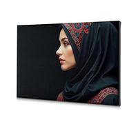 Home Wall Decor Colorful Floral Patterns Adorn The Fabric. Canvas Decorative Picture Bathroom Wall Art Religious Easter Decorations(40x60cm)