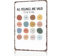 Home Wall Sign All Feelings Are Valid 8 X 12 in