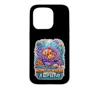 Home Where You Anchor Clownfish Anemone Ocean Lovers Case for iPhone 15 Pro
