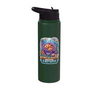 Home Where You Anchor Clownfish Anemone Ocean Lovers Stainless Steel Insulated Water Bottle