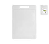 Home White Rectangular Cutting Board Polyethylene 34x24x0,8 cm With M
