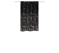 HOME WOHNIDEEN Force Silver Printed Marble Blackout Curtain - Combination Band - Size: (145 x 140 cm) 85153