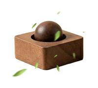 Home Wooden Diffuser - Round Ball Decor, 4.5cm Aromatherapy Diffuser for Fragrance, Portable Scenting Kit, Silent Diffusion Design with Solid Oak Build, Ambience Enhancement Tool for Freshening Air