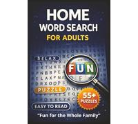 Home Word Search Puzzles Book: Relaxing Word Search Puzzles About Home | 50+ Fun Pages | 6x9 in | Gift for Holidays & Leisure