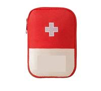 Home & Work First Aid Kit Pouch Home Medicine Storage Bag Suitable for Outdoor Travel Medical Bag Home Rescue Emergency Survival Kit Home & Work(Red)