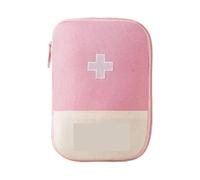 Home & Work First Aid Kit Pouch Home Medicine Storage Bag Suitable for Outdoor Travel Medical Bag Home Rescue Emergency Survival Kit Home & Work(Pink)