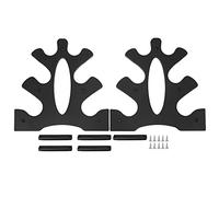 Home Workout Dumbbell Rack Tree Shape, 3 Tier Holder Organizer Bracket, Durable PP Material, Space - Saving Design - Stable Support Frame, Fashionable Leaf Shape, Ideal for Fitne