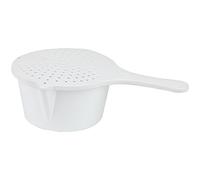 Home-X Microwave Cooking Pot with Strainer Lid - Steamer for Vegetables with Perforated Lid and Pouring Spout - Convenient, BPA-free Microwave Cookware for Macaroni and Vegetables