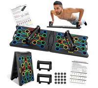 Home-X Push up Board, 24-in-1 Portable Multi-function Home Fitness Equipment, Strength Training Press up Board with Handles for Men Women, Burn Fat Workout Equipment of the Upper Body Shoulders