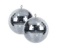 Home4me Disco Ball 2 Pack, 8 Inch Shatterproof PET Mirror Disco Ball Decor for Party, Wedding, Club - Safe & Durable Hanging Dance Balls, Non-Glass Party Decorations