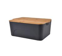 Homéa Essentiel Storage Boxes, Beige, 16 l-40 x 27 x H. 15 cm