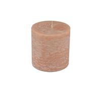 Homéa, Rustic Pillar Candle Diameter 10 x Height 10 cm Taupe