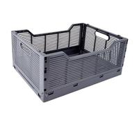 Homéa Storage Boxes, Grey, 40 x 30 x H. 17 cm